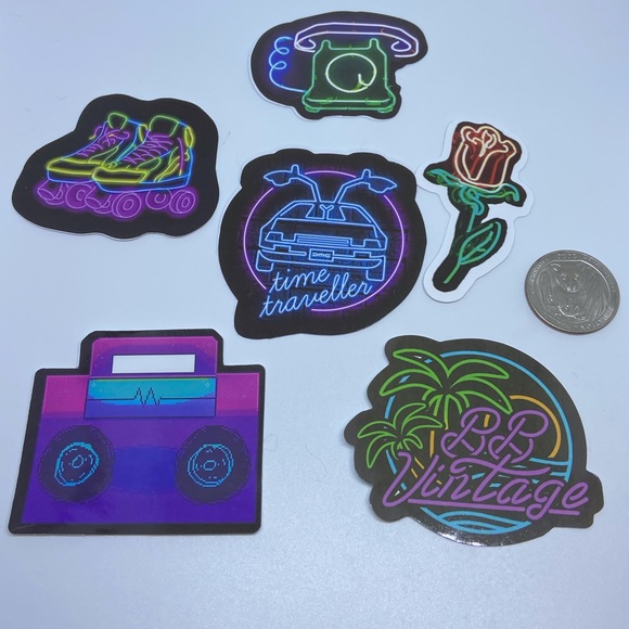 Back to the future graffiti stickers - Picture 3 of 4